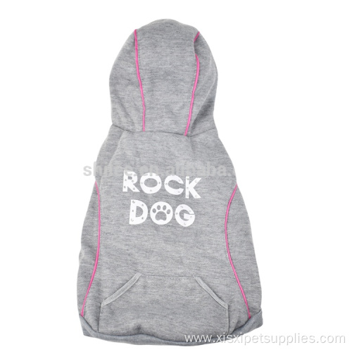 Hoodie printing Cute dog apparel pet clothes